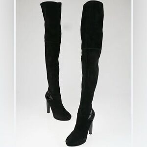 Gucci Black Over-the-Knee Boots